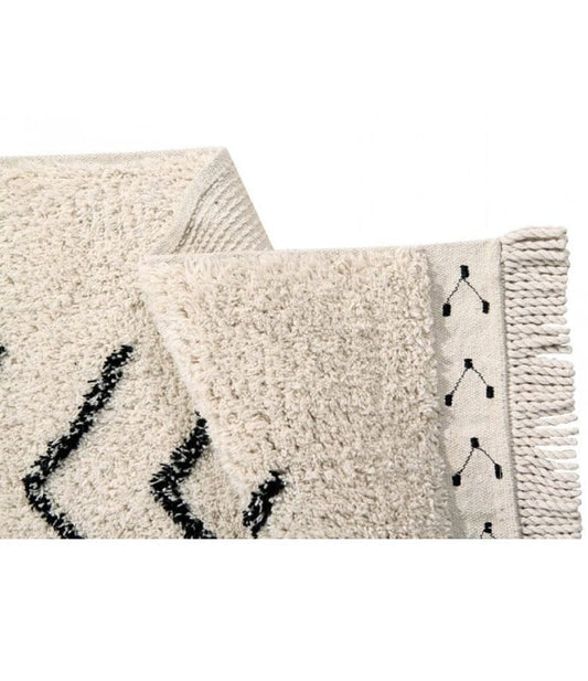 Lorena Canals Bereber Rug - Rhombs (4'7" x 7'1") - C-BER-RHOMBS