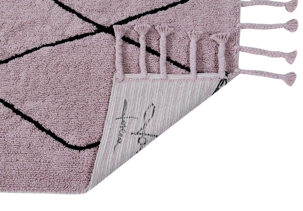 Lorena Canals Bereber Rug - Wood Rose (4' 7'' x 6' 7'') - C-BER-WOOD