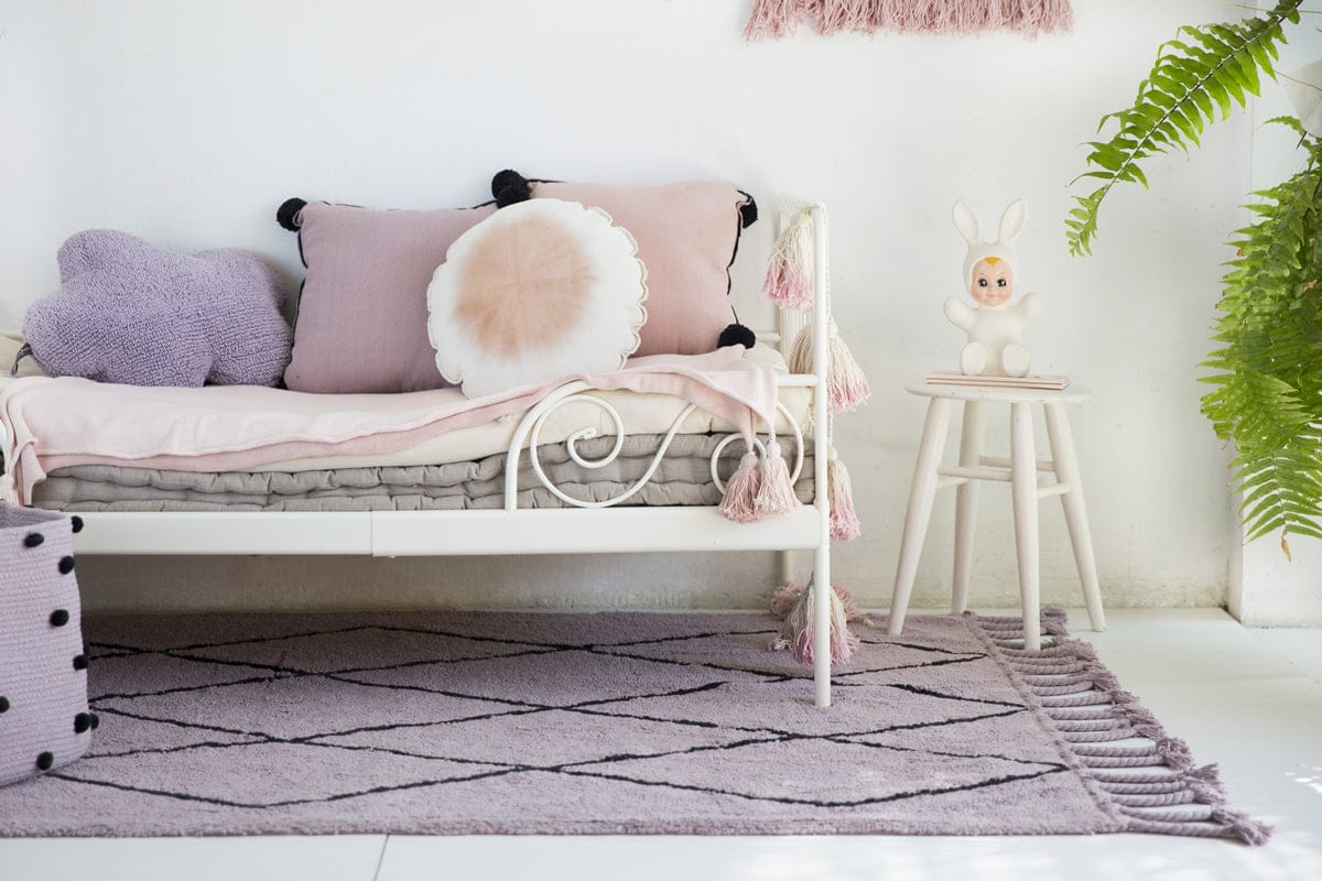 Lorena Canals Bereber Rug - Wood Rose (4' 7'' x 6' 7'') - C-BER-WOOD