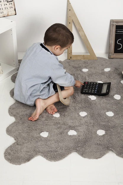 Lorena Canals Biscuit Rug - Grey (4' x 5' 3") - C-77775