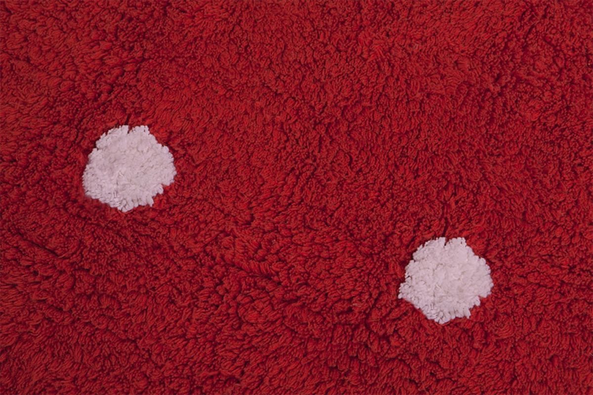 Lorena Canals Biscuit Rug - Red (4' x 5' 3") - C-77773