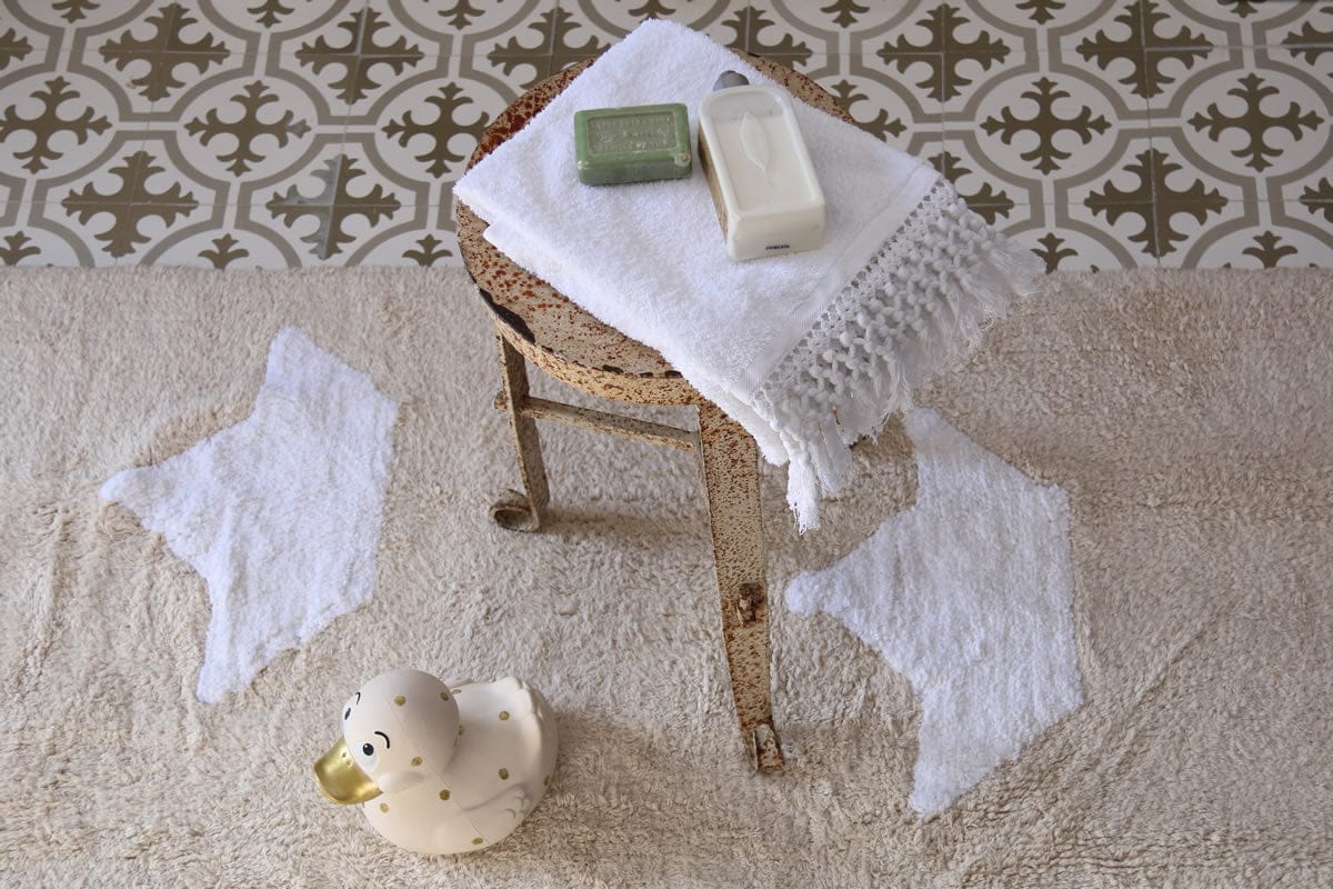 Lorena Canals Boats Rug - Beige (4' x 5' 3") - C-BAR-8