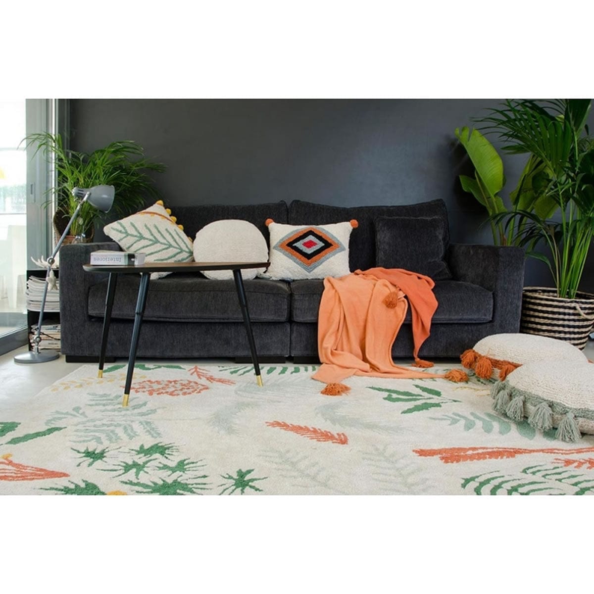Lorena Canals Botanic Plants Rug (4' 7'' x 6' 7'') - C-BOTANIC