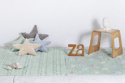 Lorena Canals Braids Rug - Soft Mint (2' 6" x 4') - C-TR-SM-S