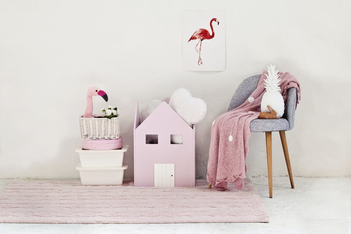 Lorena Canals Braids Rug - Soft Pink (2' 6" x 4') - C-TR-SP-S