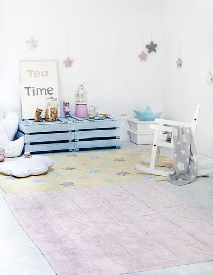 Lorena Canals Braids Rug - Soft Pink (2' 6" x 4') - C-TR-SP-S