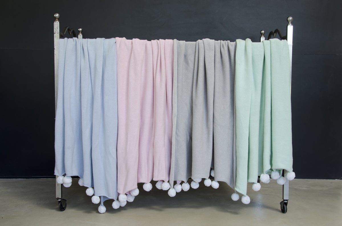 Lorena Canals Bubbly Baby Blanket - Soft Pink (3' 3" x 4') - BLC-BUBBLY-PINK