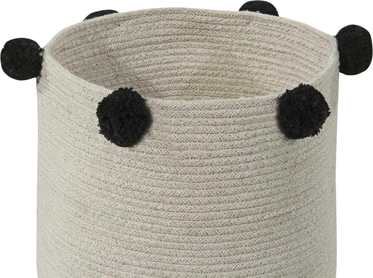 Lorena Canals Bubbly Basket - Natural/Black - BSK-NAT-BLACK