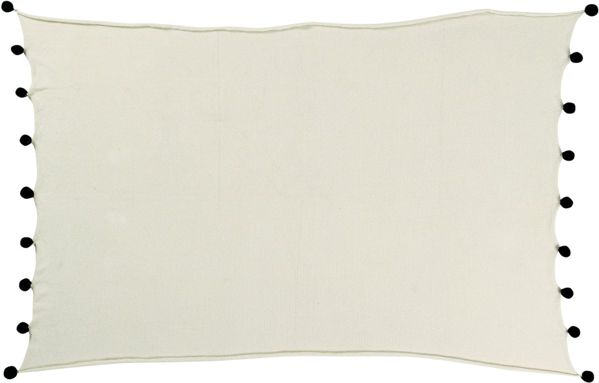 Lorena Canals Bubbly Blanket - Natural/Black (4' x 6') - BLC-NAT-BLACK