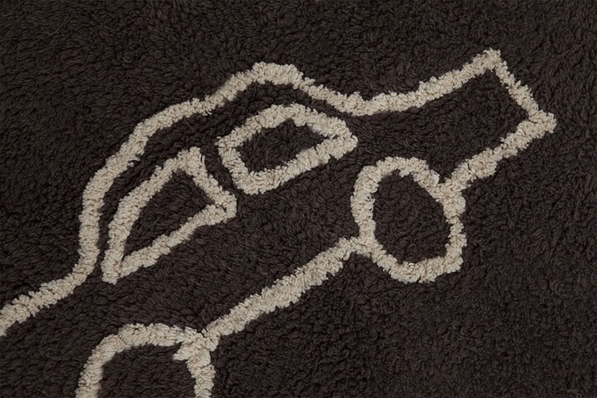 Lorena Canals Cars Rug - Brown (4' x 5' 3") - C-COCH-11