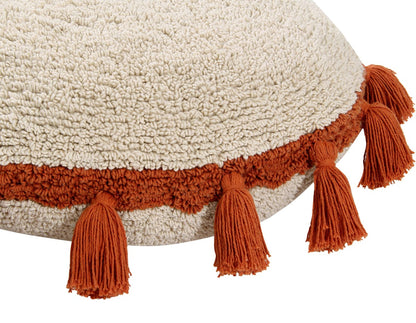 Lorena Canals Circle Cushion - Terracota (1' 7'')