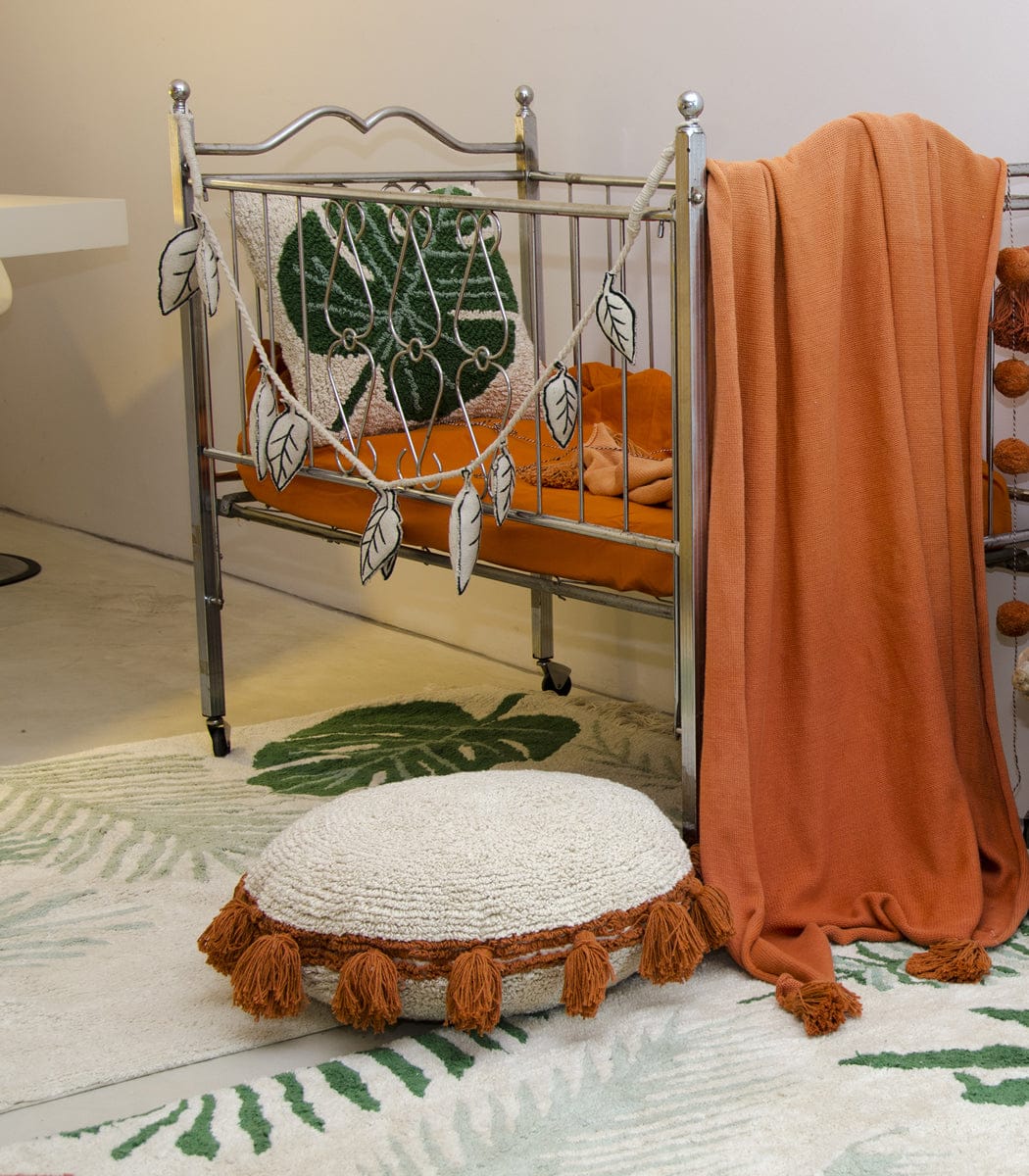 Lorena Canals Circle Cushion - Terracota (1' 7'')