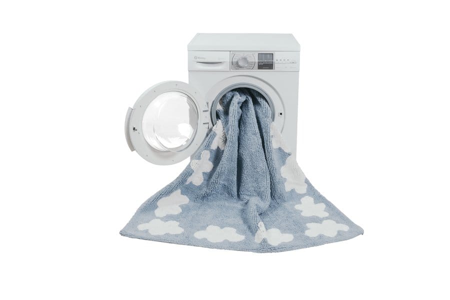 Lorena Canals Clouds Rug - Blue (4' x 5' 3") - C-08882