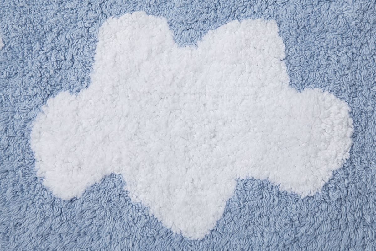 Lorena Canals Clouds Rug - Blue (4' x 5' 3") - C-08882