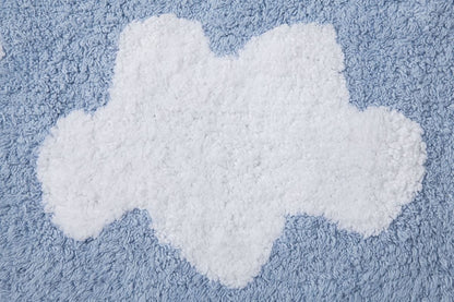 Lorena Canals Clouds Rug - Blue (4' x 5' 3") - C-08882