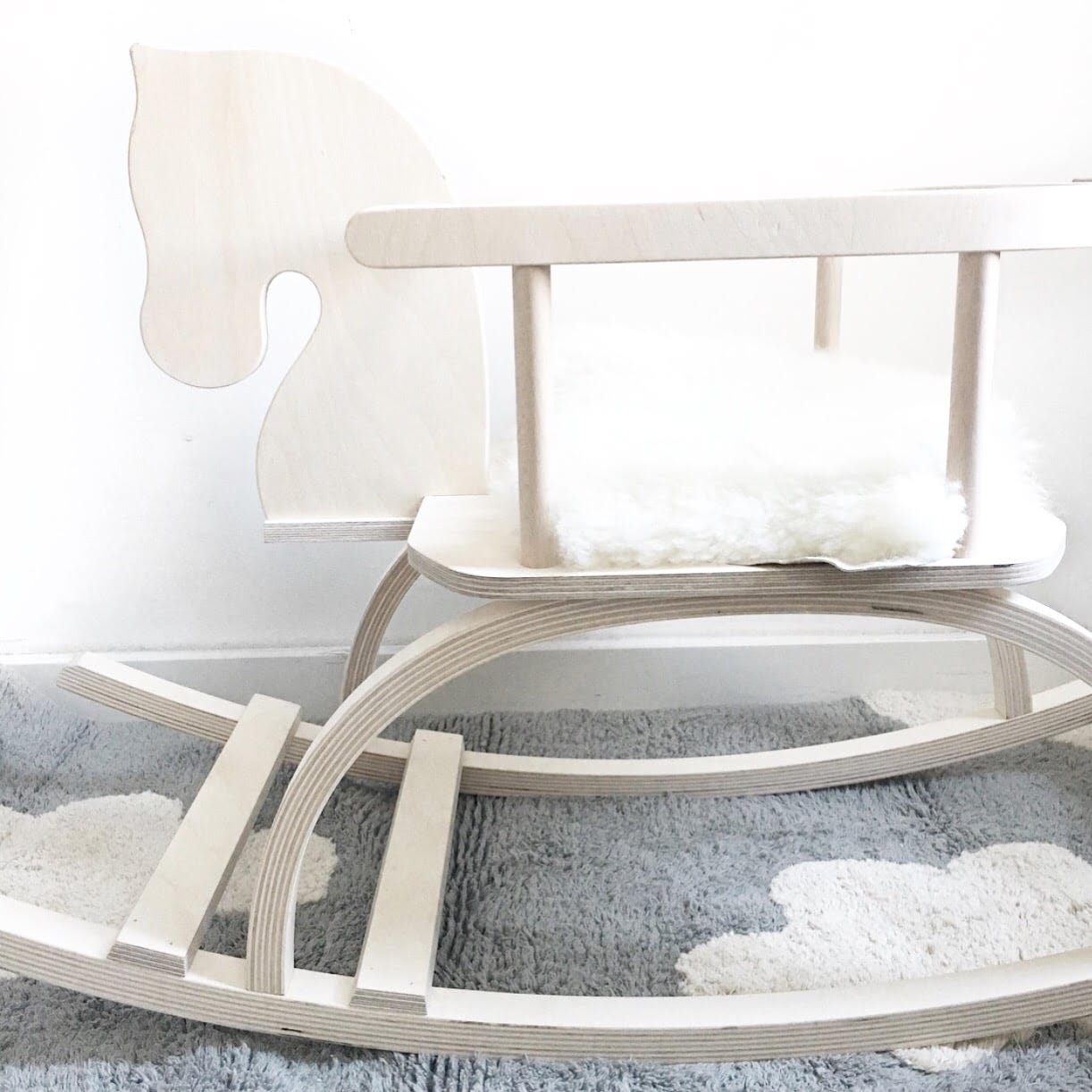 Lorena Canals Clouds Rug - Grey (4' x 5' 3") - C-CL-G