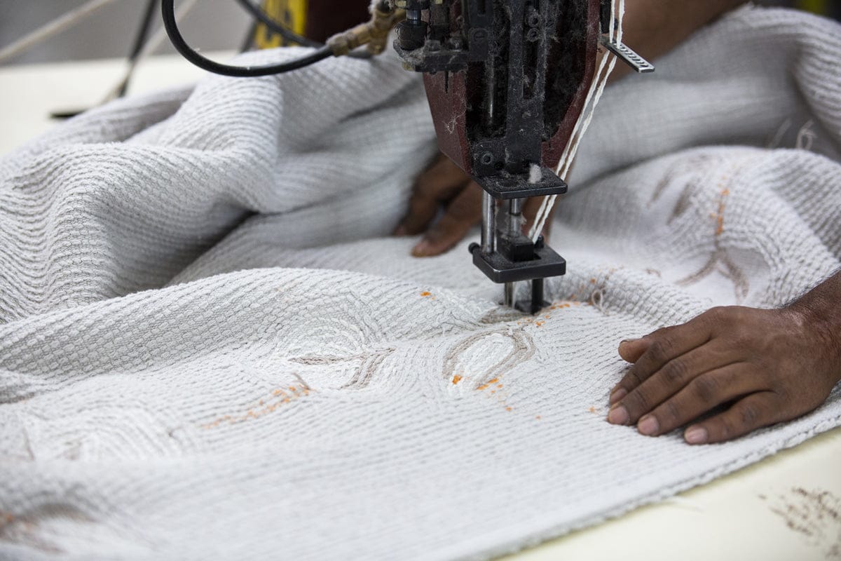 Lorena Canals Cotton Bolls Rug (5'7" x 4') - C-COT-BOLLS