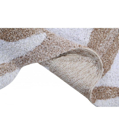 Lorena Canals Cotton Flower Rug (4'3" x 4') - C-COT-FLOWER