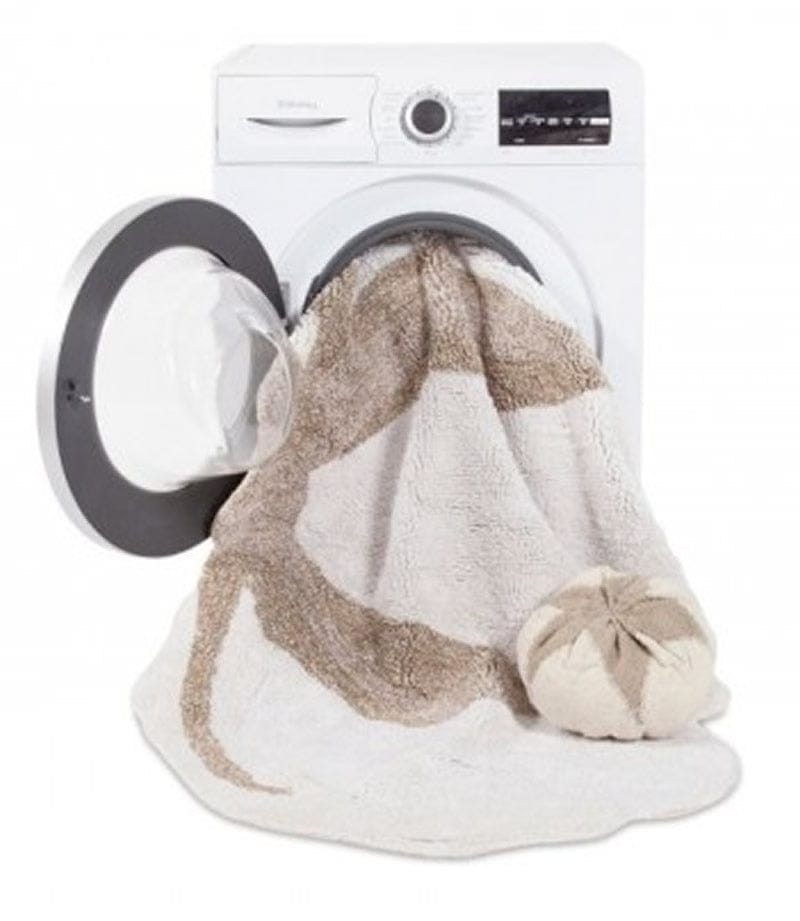 Lorena Canals Cotton Flower Rug (4'3" x 4') - C-COT-FLOWER