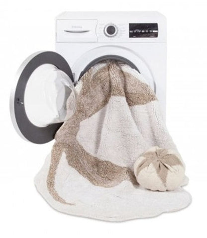 Lorena Canals Cotton Flower Rug (4'3" x 4') - C-COT-FLOWER