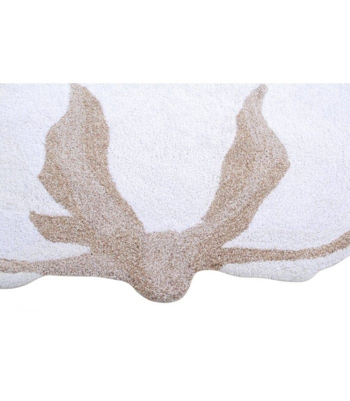 Lorena Canals Cotton Flower Rug (4'3" x 4') - C-COT-FLOWER