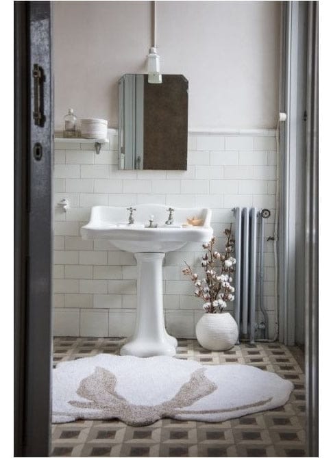 Lorena Canals Cotton Flower Rug (4'3" x 4') - C-COT-FLOWER