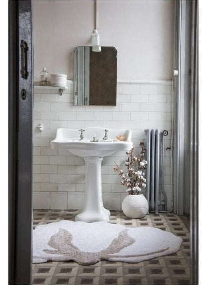 Lorena Canals Cotton Flower Rug (4'3" x 4') - C-COT-FLOWER