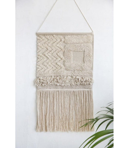 Lorena Canals Earth Dune White Wall Hanging - HANG-EARTH-NAT