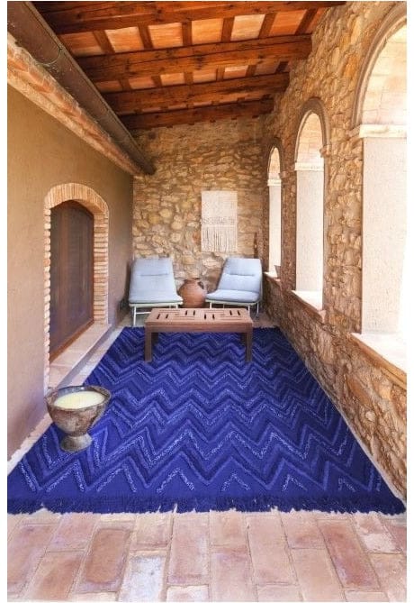 Lorena Canals Earth Rug - Alaska Blue (5'7" x 8') - C-EARTH-ABL