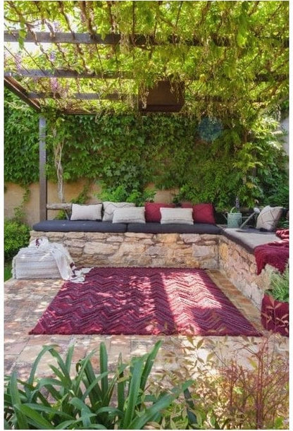 Lorena Canals Earth Rug - Savannah Red (5'7" x 8') - C-EARTH-SAVR