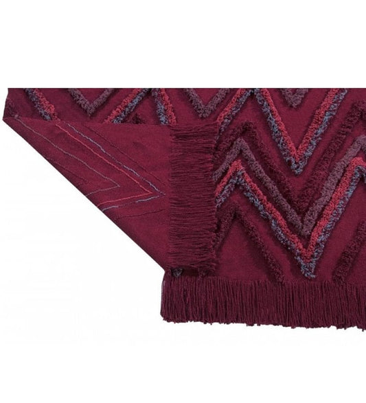 Lorena Canals Earth Rug - Savannah Red (5'7" x 8') - C-EARTH-SAVR