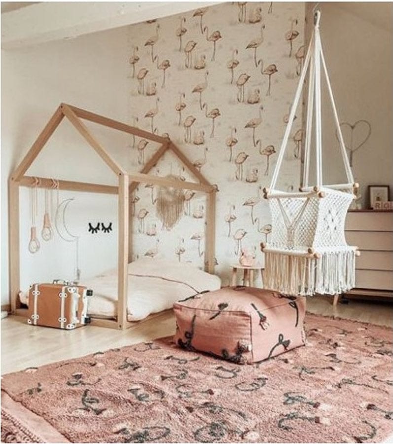 Lorena Canals English Garden Rug - Ash Rose (7'x 4'7") - C-GARDEN-ASH