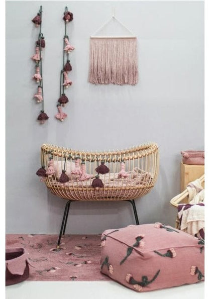 Lorena Canals English Garden Rug - Ash Rose (7'x 4'7") - C-GARDEN-ASH