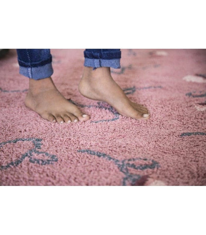 Lorena Canals English Garden Rug - Ash Rose (7'x 4'7") - C-GARDEN-ASH