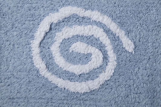 Lorena Canals Farm Rug - Blue (4' x 5' 3") - C-88802