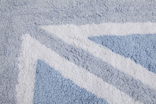 Lorena Canals Flag Rug, UK - Baby Blue (4' x 5' 3") - C-FEB-2