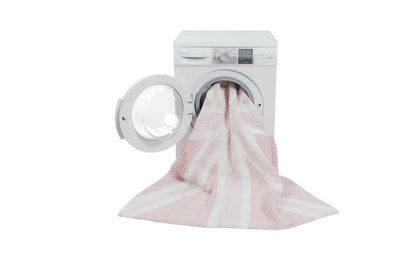 Lorena Canals Flag Rug, UK - Baby Pink (4' x 5' 3") - C-FEB-1