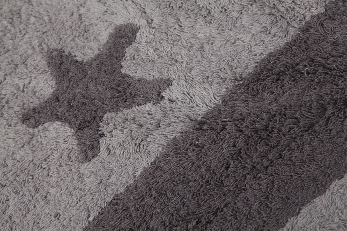 Lorena Canals Flag Rug, USA - Grey (4' x 5' 3") - C-FA-GG