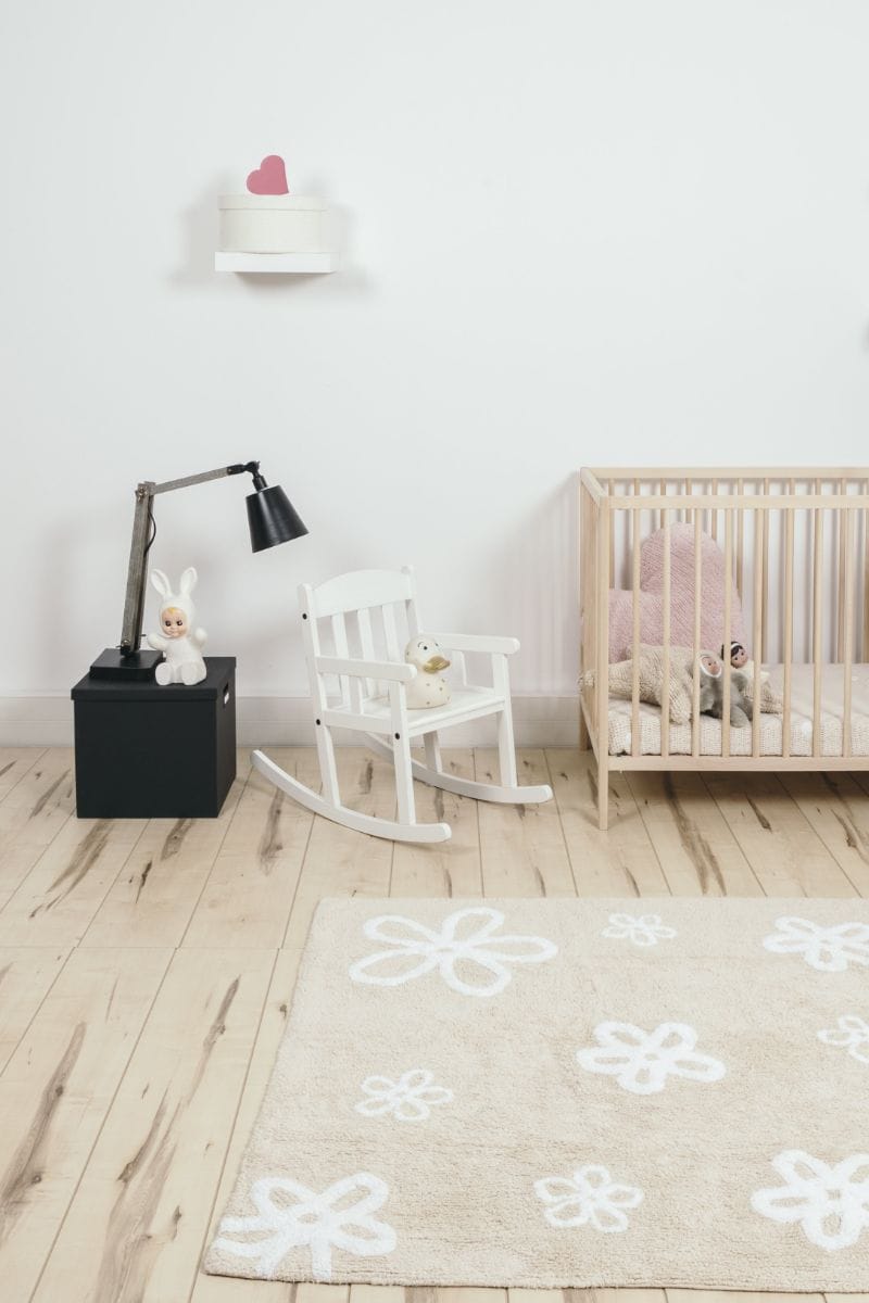 Lorena Canals Flowers Rug - Beige (4' x 5' 3") - C-FL-8