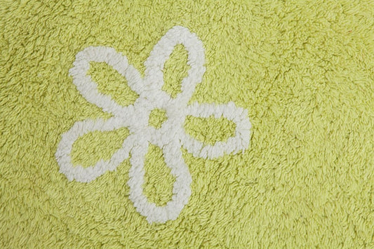 Lorena Canals Flowers Rug - Pistachio (4' x 5' 3") - C-FL-6