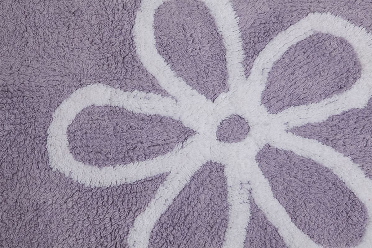 Lorena Canals Flowers Rug - Purple (4' x 5' 3") - C-FL-9