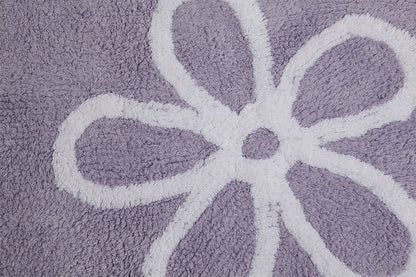 Lorena Canals Flowers Rug - Purple (4' x 5' 3") - C-FL-9