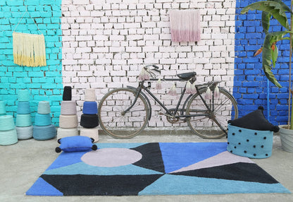 Lorena Canals Geometric Rug - Frame (4' 7'' x 6' 7'') - C-GEO-FRAME