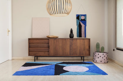 Lorena Canals Geometric Rug - Frame (4' 7'' x 6' 7'') - C-GEO-FRAME