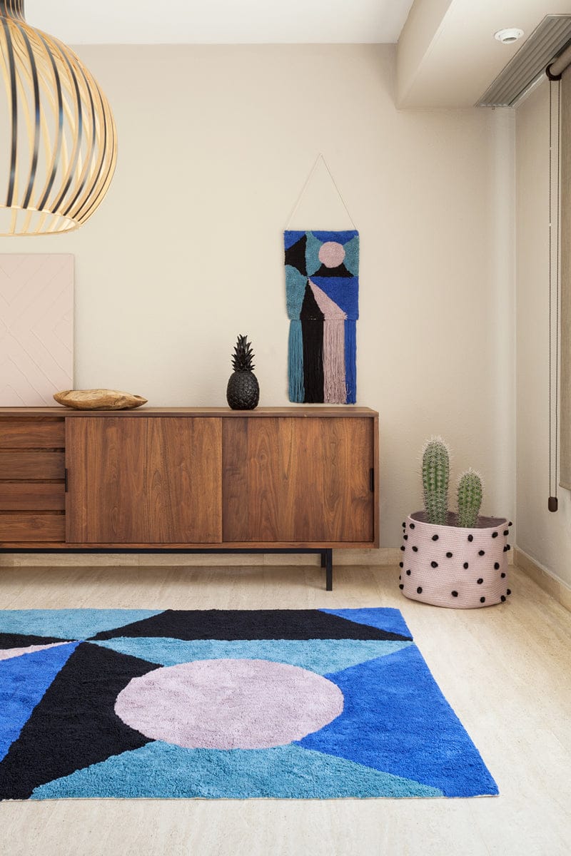 Lorena Canals Geometric Rug - Frame (4' 7'' x 6' 7'') - C-GEO-FRAME