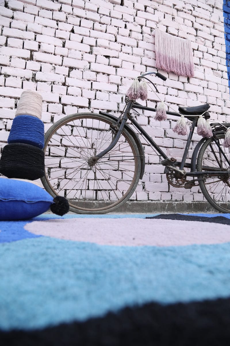 Lorena Canals Geometric Rug - Frame (4' 7'' x 6' 7'') - C-GEO-FRAME