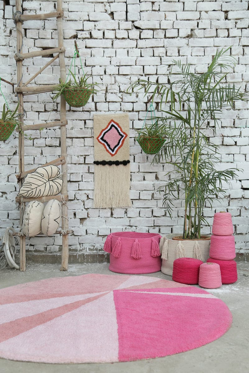 Lorena Canals Geometric Rug - Pink (5'3'') - C-GEO-PK