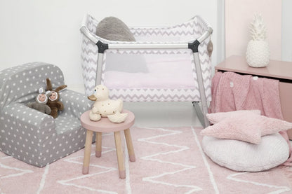 Lorena Canals Hippy Rug - Soft Pink (4' x 5' 3") - C-HY-P