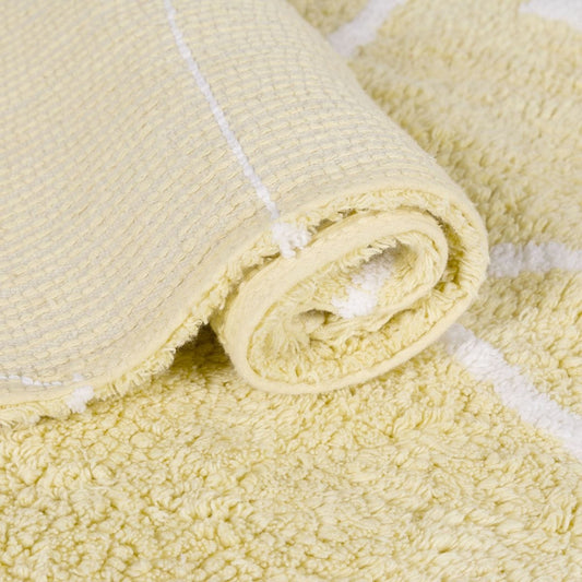 Lorena Canals Hippy Rug - Yellow (4' x 5' 3") - C-HY-Y