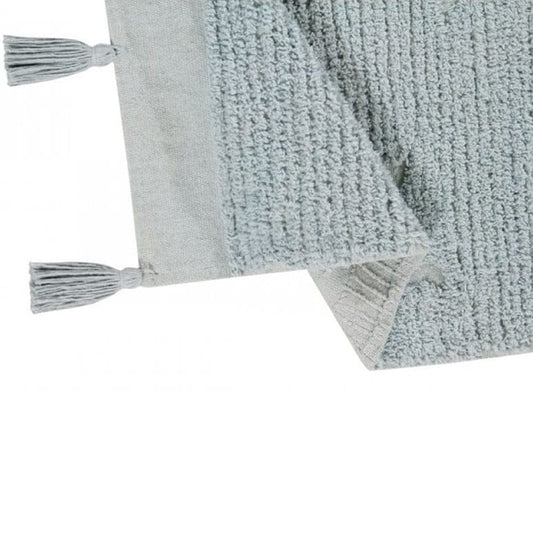 Lorena Canals Hippy Stars Rug - Aqua Blue (4'x 5'9") - C-HI-ST-AQUA